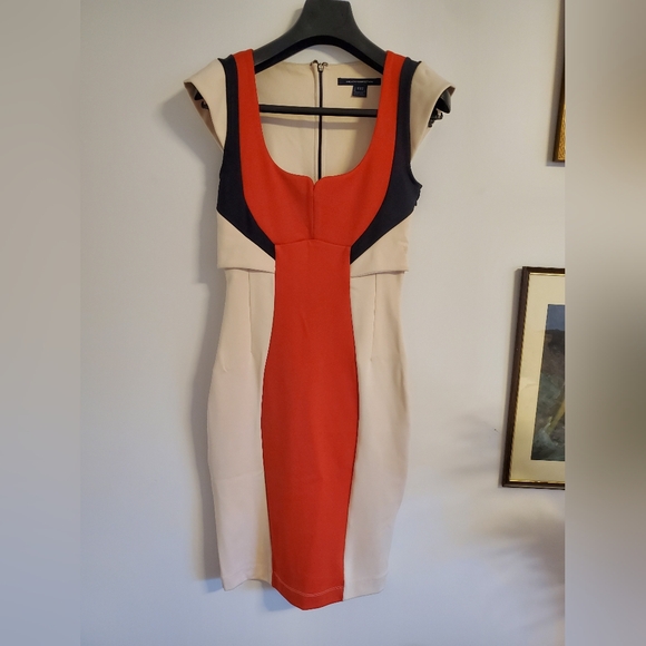 French Connections Colorblock Dress - Picture 2 of 4